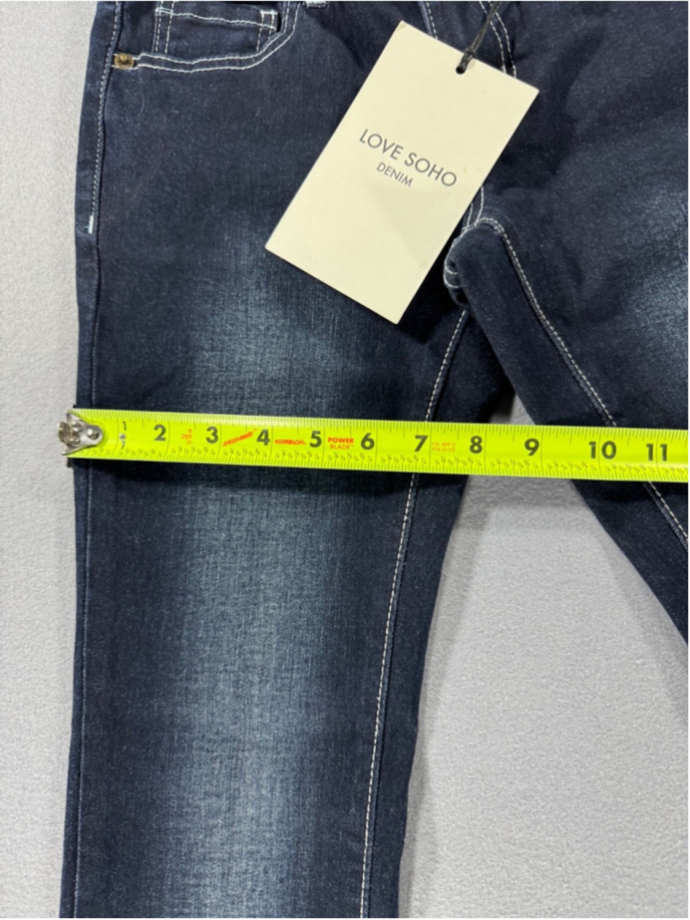 Love Soho Denim Low Rise Boot Cut Size 0 Jeans New With Tags - Picture 13 of 16